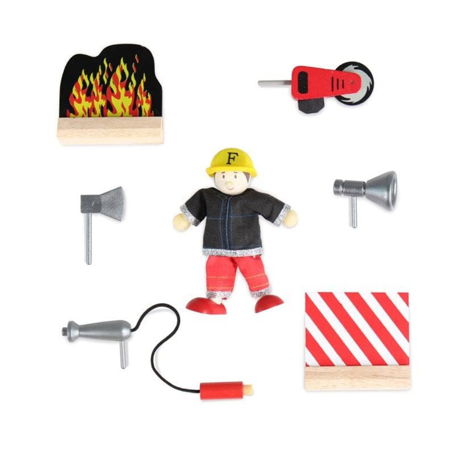 Kids Toys Le Toy Van Wooden Toys | Fire Engine Set