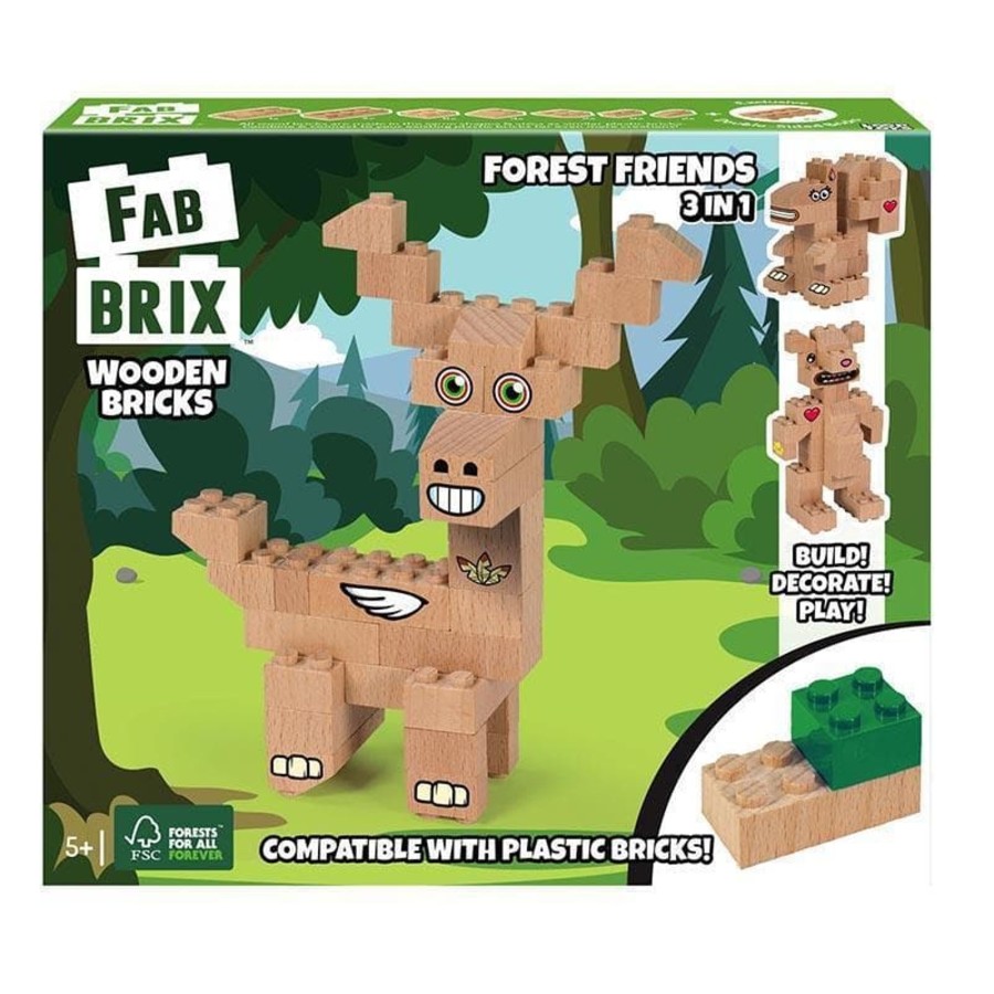 Kids Toys FabBrix Construction Blocks | Forest Friends