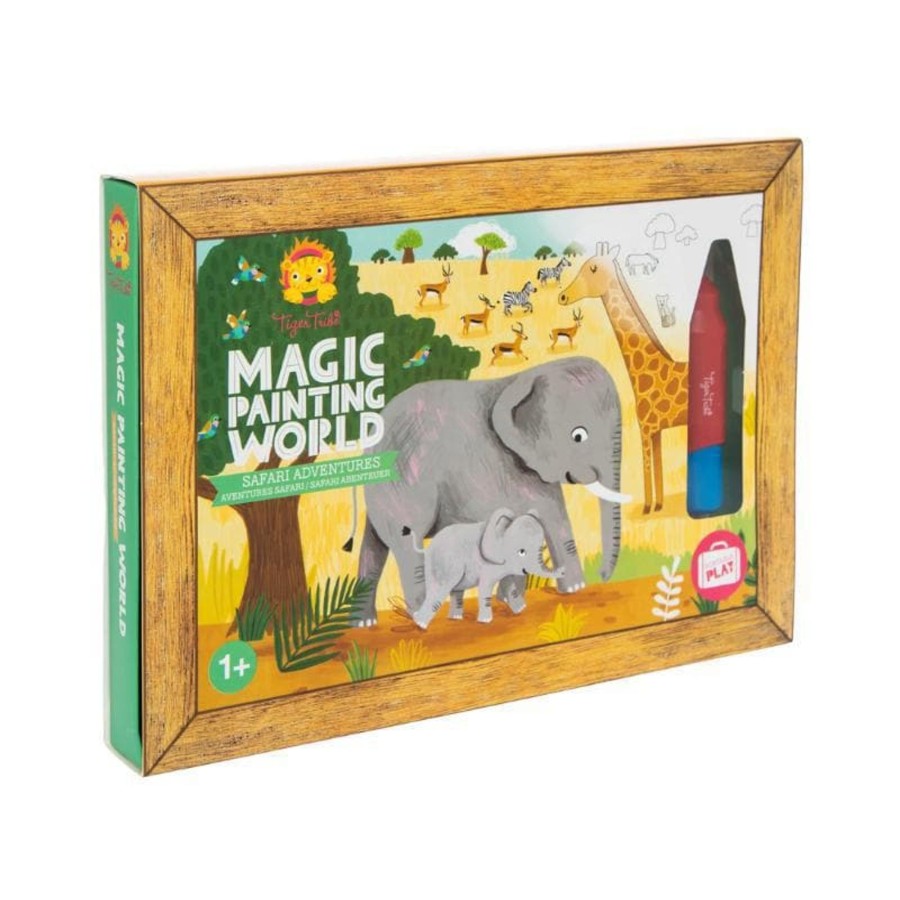 Kids Toys Tiger Tribe Colour & Paint | Magic Painting World - Safari Adventures