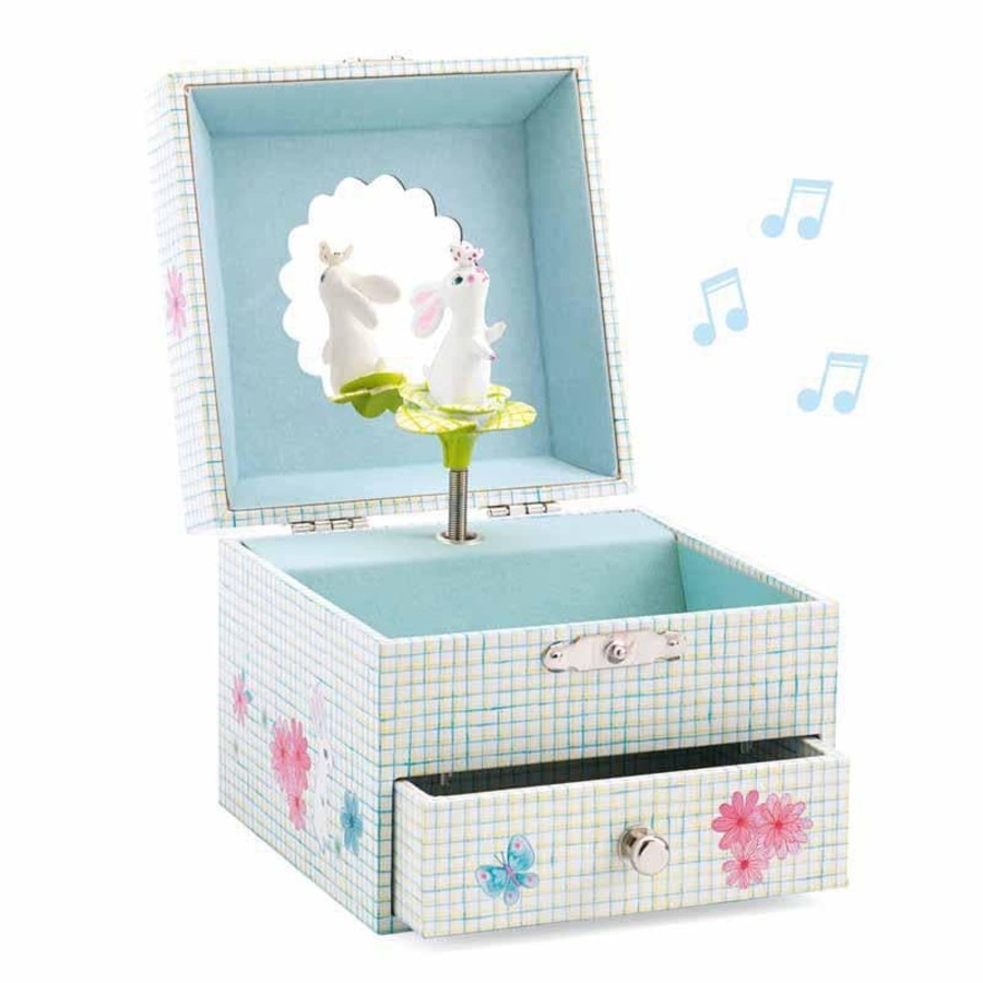 Babies & Toddlers Djeco Music Boxes | Sweet Rabbit'S Song Music Box