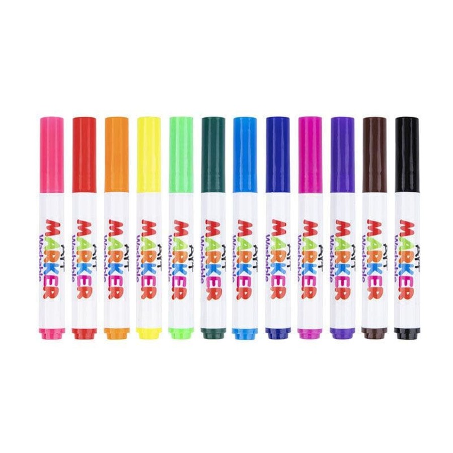 Kids Toys Tookyland Colour & Paint | Washable Marker - 12 Colours