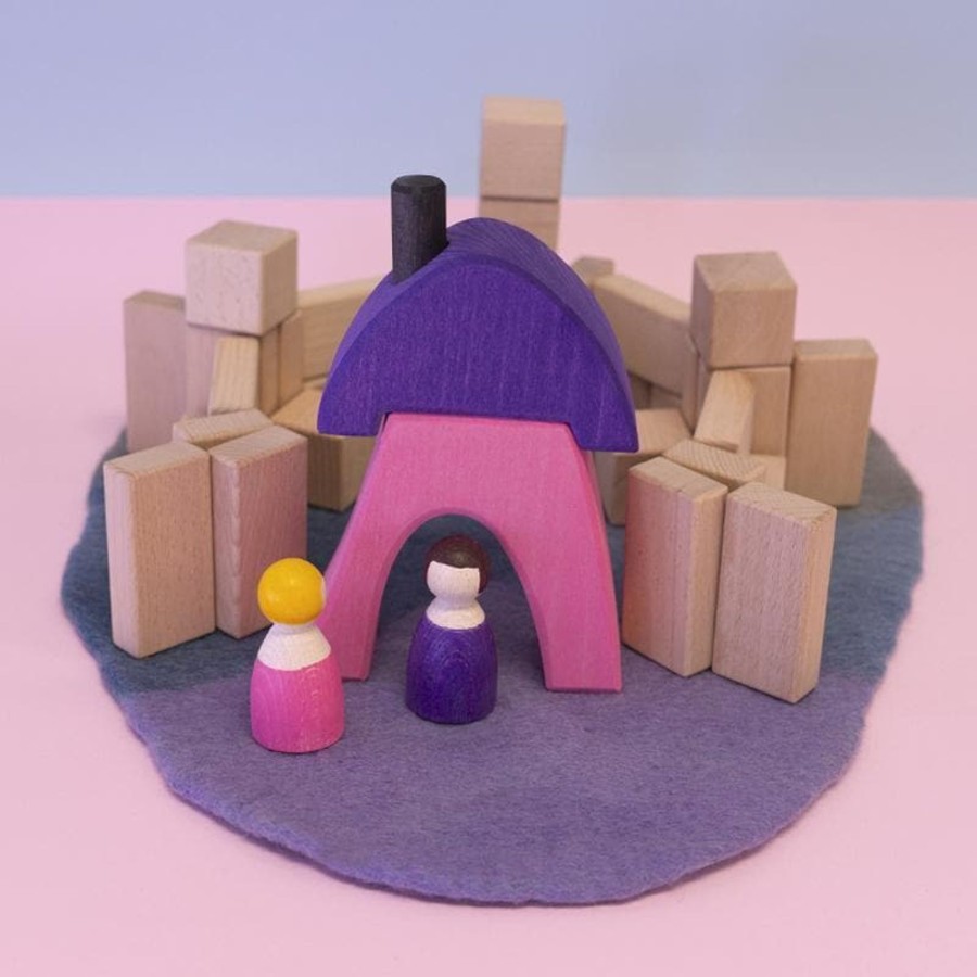 Kids Toys My Happy Helpers Steiner/Waldorf Inspired | Fairy Castle Play Scene