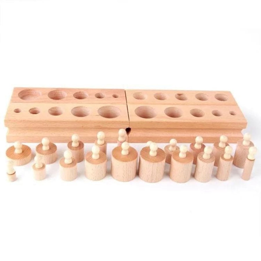 Babies & Toddlers My Happy Helpers Sorting Toys | Cylindrical Wooden Sorting Blocks