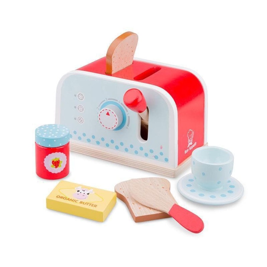 Kids Toys New Classic Toys Wooden Toys | Wooden Toaster - Blue