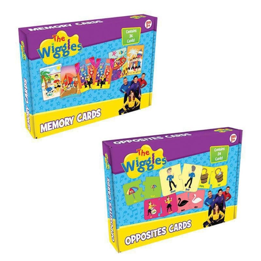 Kids Toys The Wiggles Flashcards | The Wiggles Memory/Opposites Card Assortment