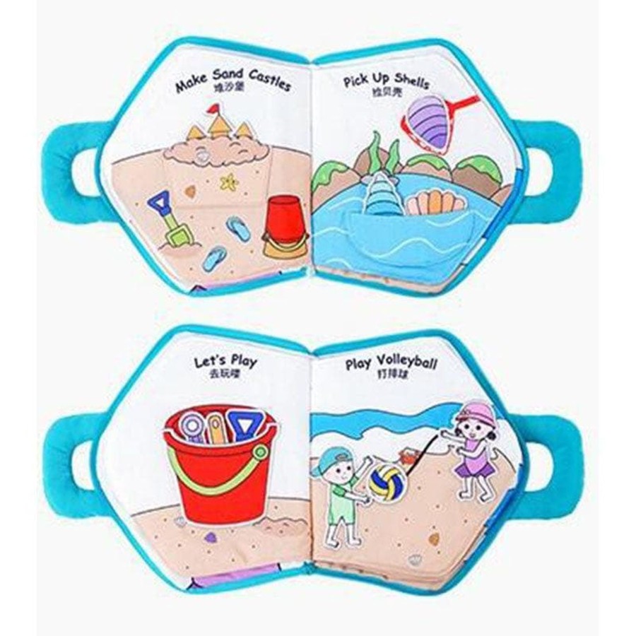 Babies & Toddlers Story-Time Baby Sensory Toys | My Quiet Book Go To Beach