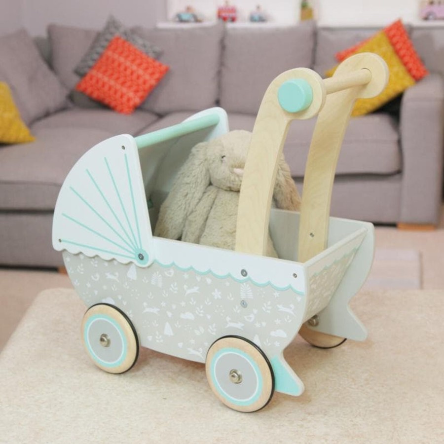 Kids Toys Indigo Jamm Wooden Doll Prams | Petworth Pram