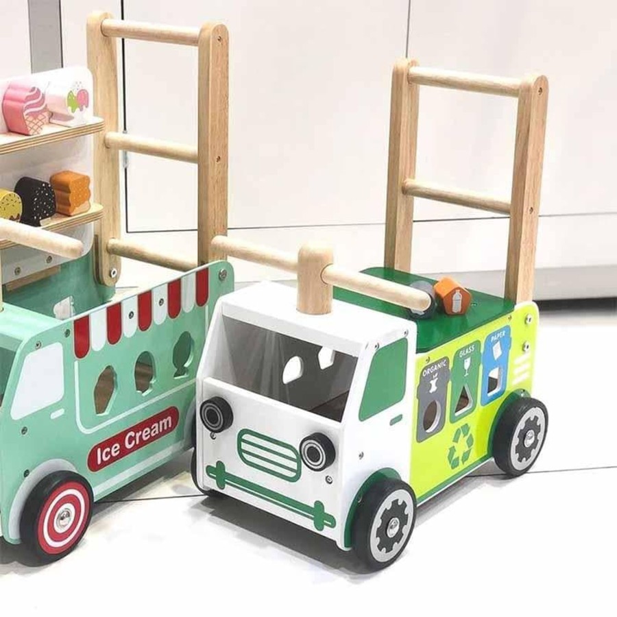 Babies & Toddlers Im Toy Wooden Ride On Toys | Walk And Ride Recycling Truck Sorter