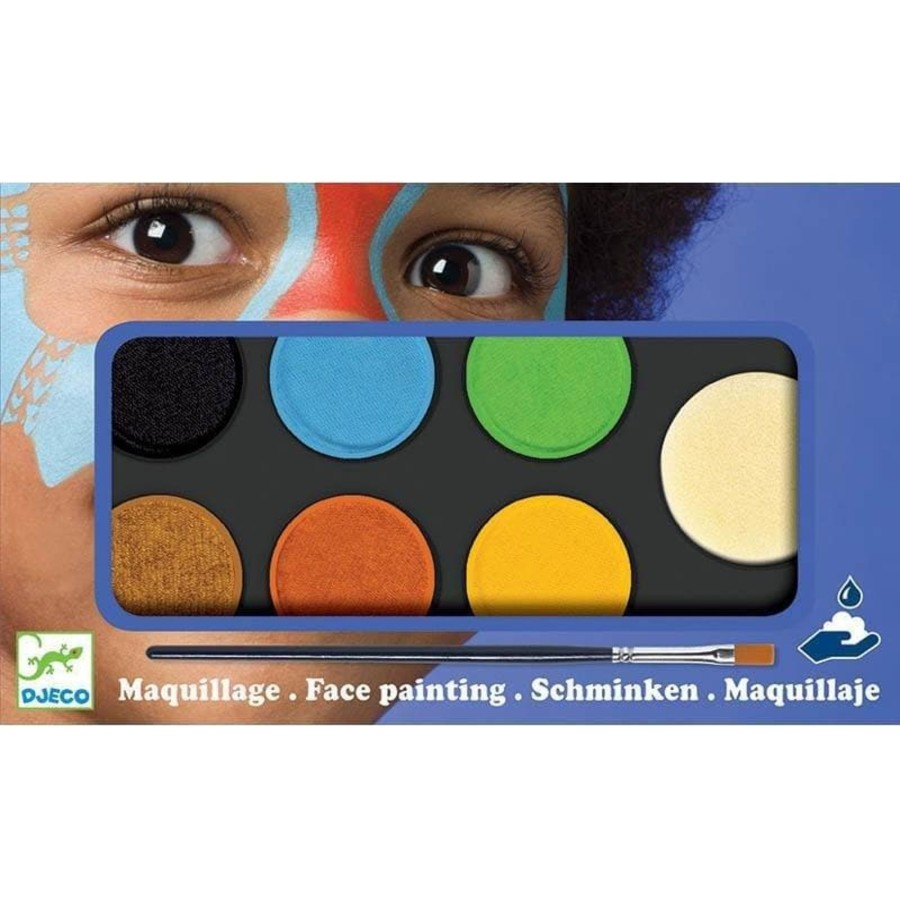 Kids Toys Djeco Colour & Paint | Nature Body Art Palette - 6 Colours