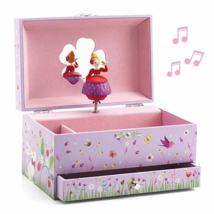 Babies & Toddlers Djeco Music Boxes | Princess'S Melody Music Box