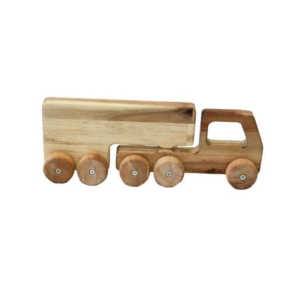 Kids Toys Qtoys Toy Trucks | Solid Wooden Truck