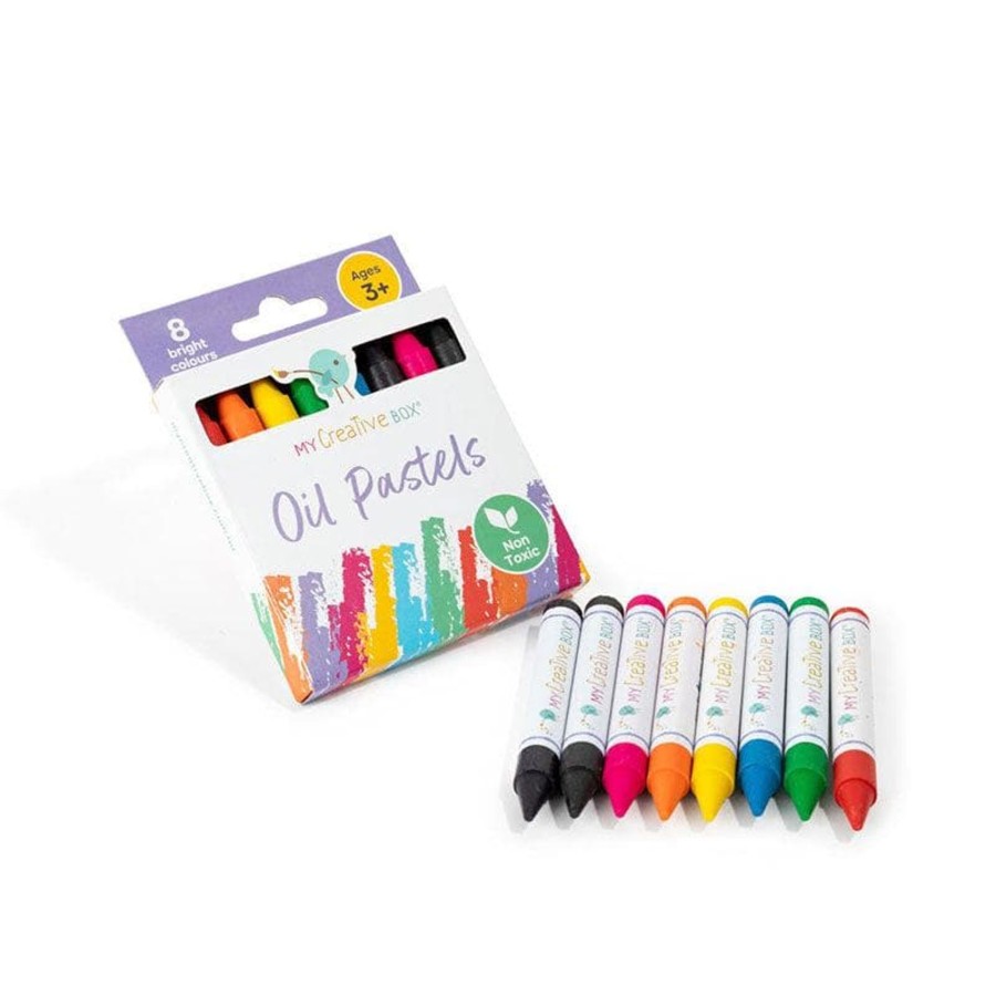 Kids Toys My Creative Box Colour & Paint | Oil Pastels | Non Toxic Set Of 8