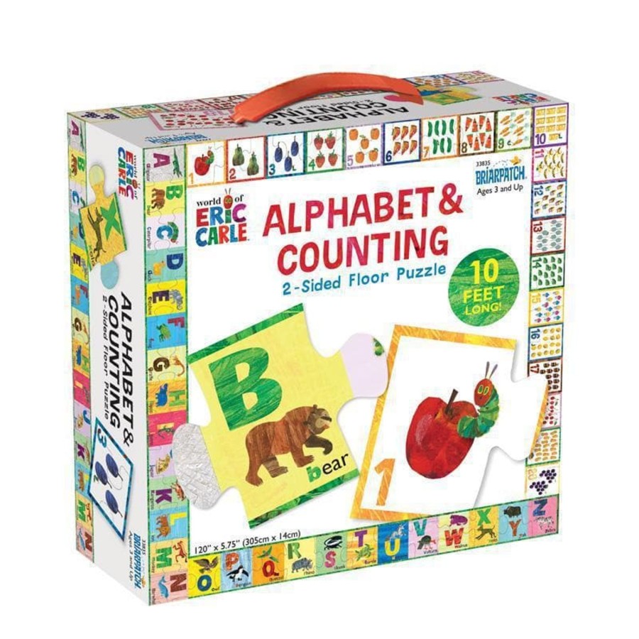 Kids Toys Briarpatch Math & Numeracy | The World Of Eric Carle 2-Sided Alphabet & Counting Puzzle