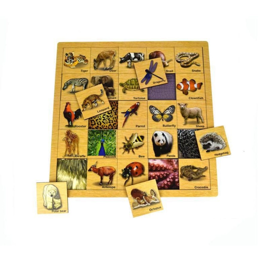 Kids Toys Eleganter Wooden Puzzles | Matching Puzzle Animal Skin