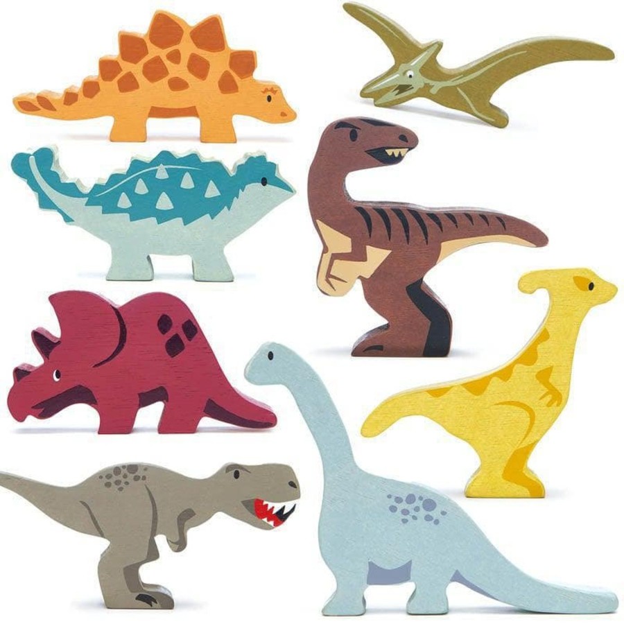 Kids Toys Tender Leaf Toys Animal Sets | 8 Dinosaurs