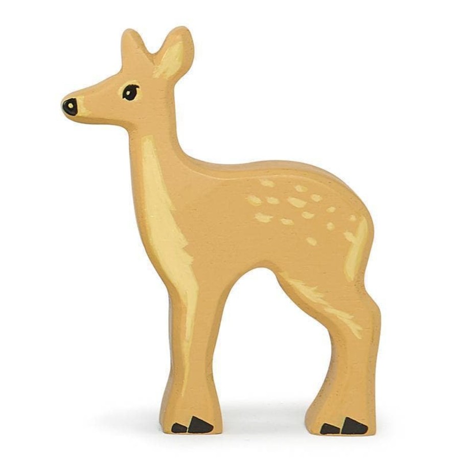 Kids Toys Tender Leaf Toys Animal Figurines | Fallow Deer Wooden Animal