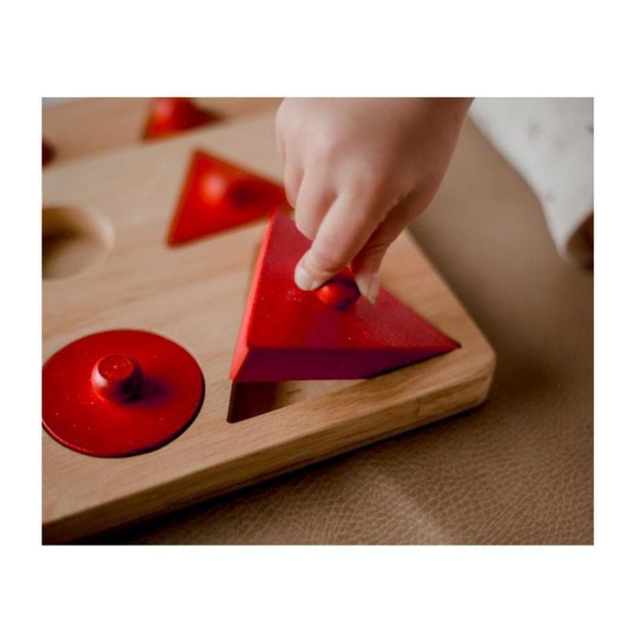 Kids Toys Qtoys Montessori Toys | Toddler Knob Shape Puzzle