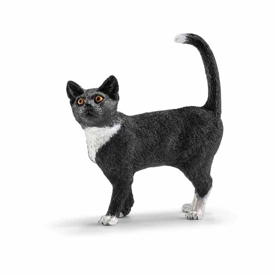 Kids Toys Schleich Wooden Animals | Cat, Standing