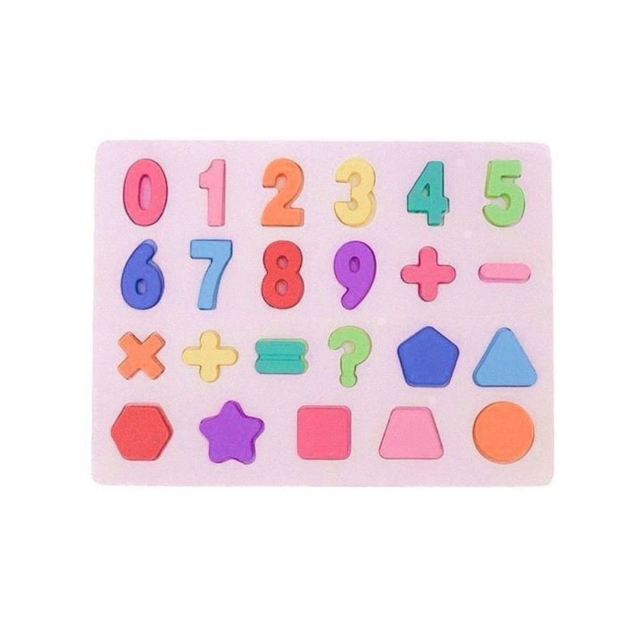 Kids Toys My Happy Helpers Math & Numeracy | Numbers And Shapes Puzzle Set