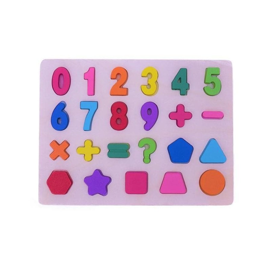 Kids Toys My Happy Helpers Math & Numeracy | Numbers And Shapes Puzzle Set