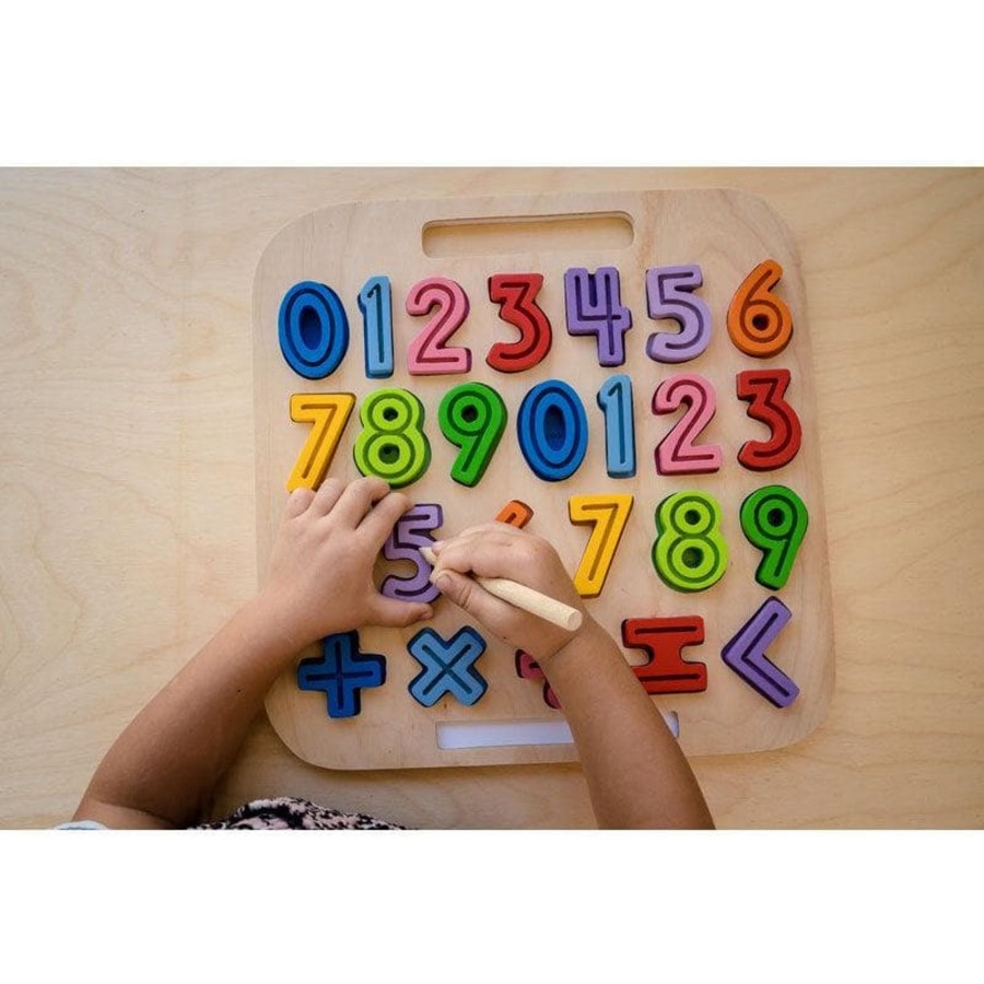 Kids Toys Kiddie Connect Math & Numeracy | Handcarry 123 Number Trace Puzzle