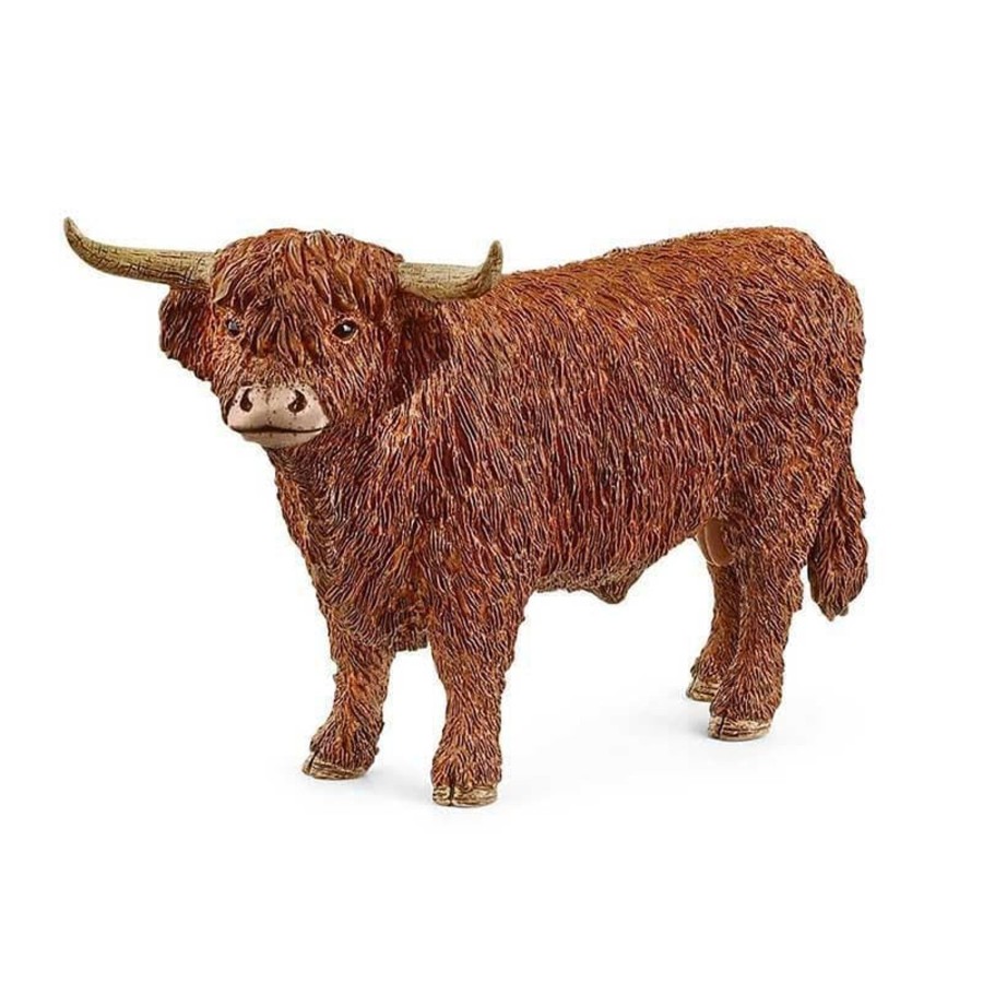 Kids Toys Schleich Wooden Animals | Highland Bull