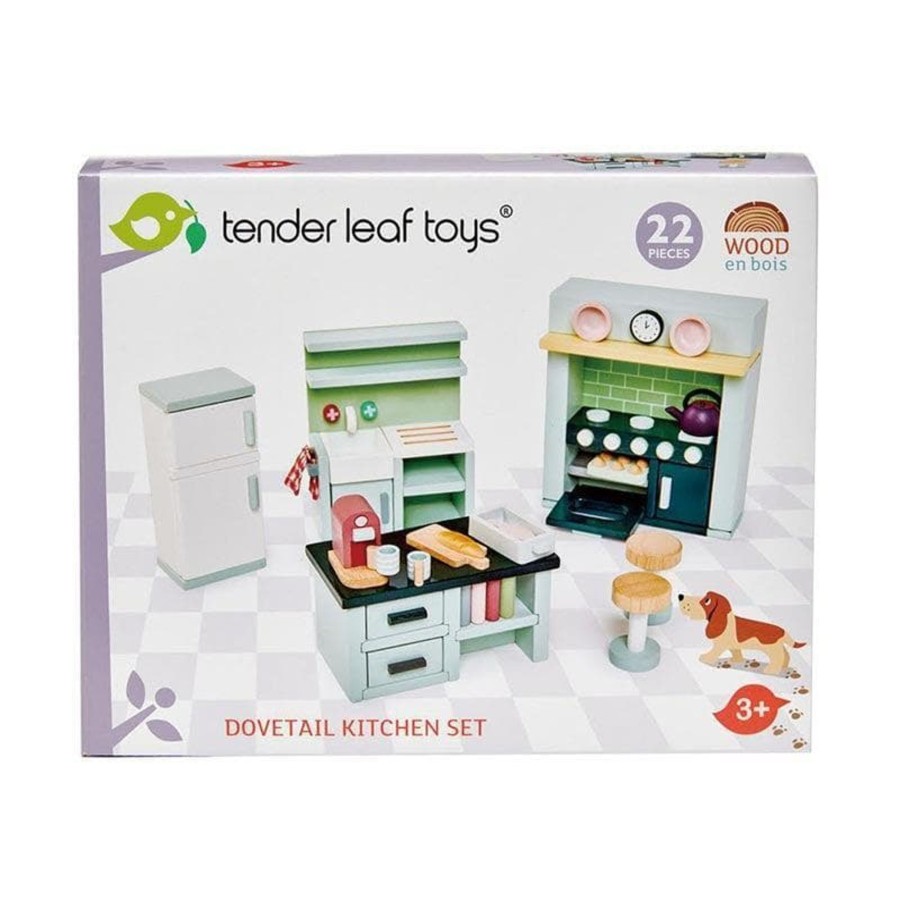 Kids Toys Tender Leaf Toys Doll House Furniture | Dovetail Kitchen Set