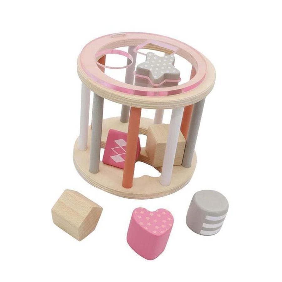 Kids Toys Kaper Kidz Wooden Toys | Calm And Breezy Rolling Shape Sorter