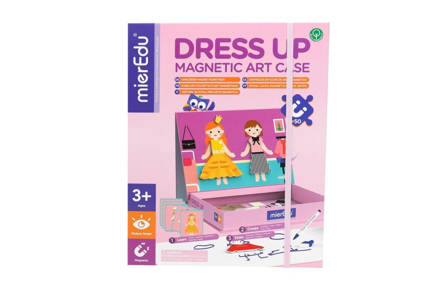 Kids Toys mierEdu Magnetic Play Sets | Mier Edu Magnetic Art Case - Dress Up