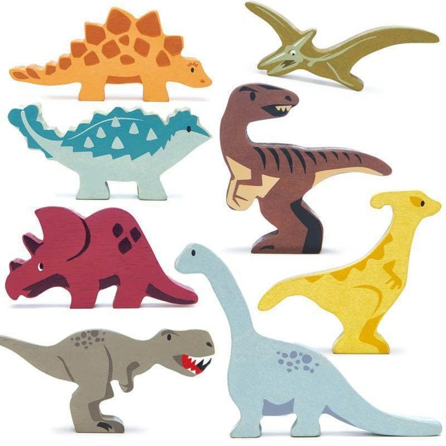 Kids Toys Tender Leaf Toys Animal Figurines | 8 Dinosaurs