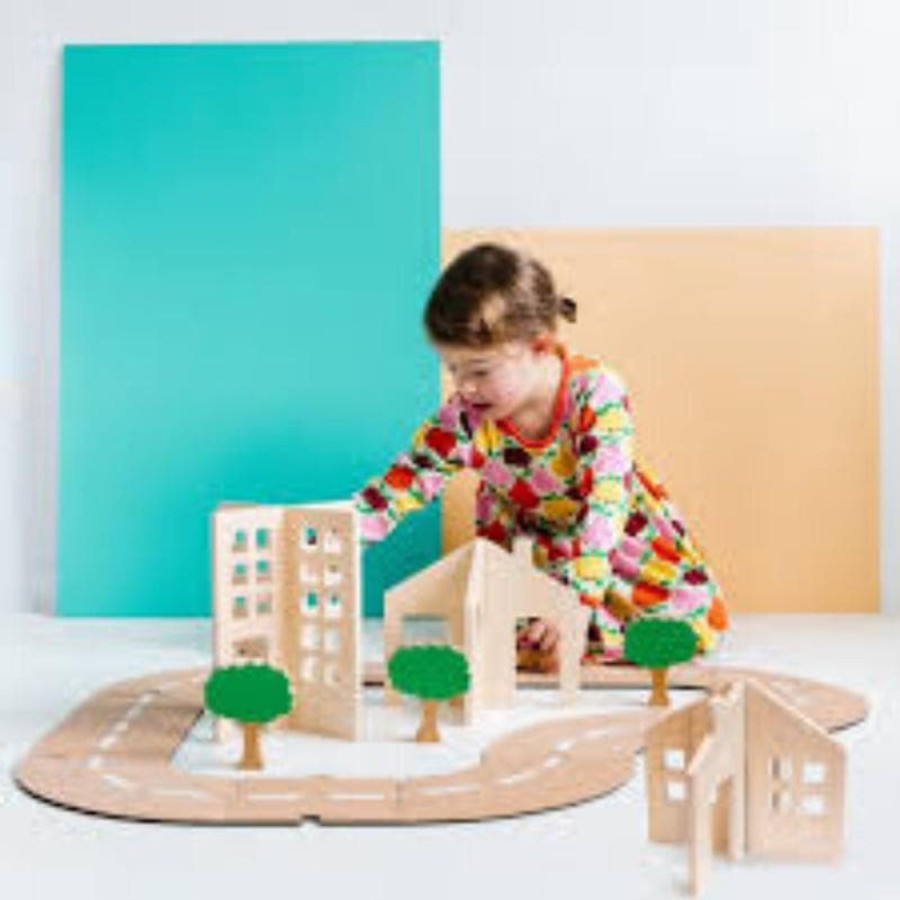 Kids Toys The Freckled Frog Car Tracks & Roads | Getting About Town