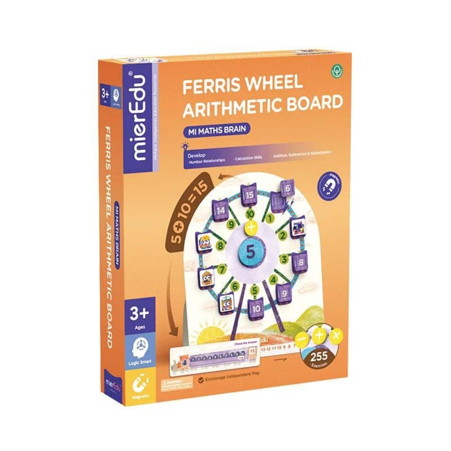 Kids Toys mierEdu Magnetic Play Sets | Ferris Wheel Arithmetic Board