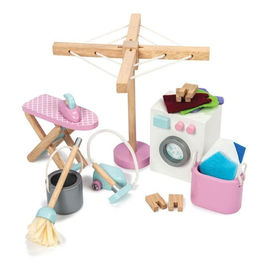 Kids Toys Le Toy Van Wooden Doll Houses | Daisylane Laundry Room Set