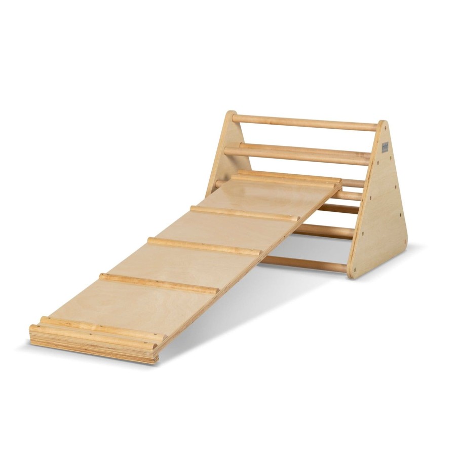 Piklers My Happy Helpers | Baby Indoor Pikler Play Set - Varnished Climbing Ramp