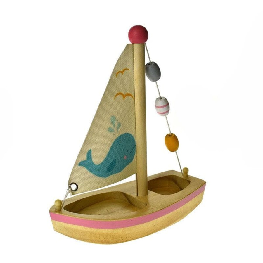 Kids Toys Kaper Kidz Toy Boats | Calm And Breezy Wooden Sailboat