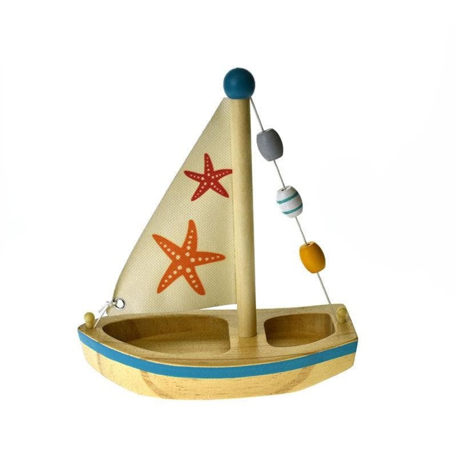 Kids Toys Kaper Kidz Toy Boats | Calm And Breezy Wooden Sailboat