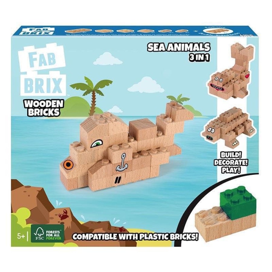 Kids Toys FabBrix Animal Figurines | Sea Animals