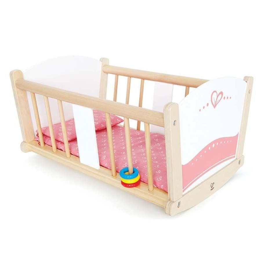 Kids Toys Hape Wooden Doll Prams | Rock-A-Bye Cradle