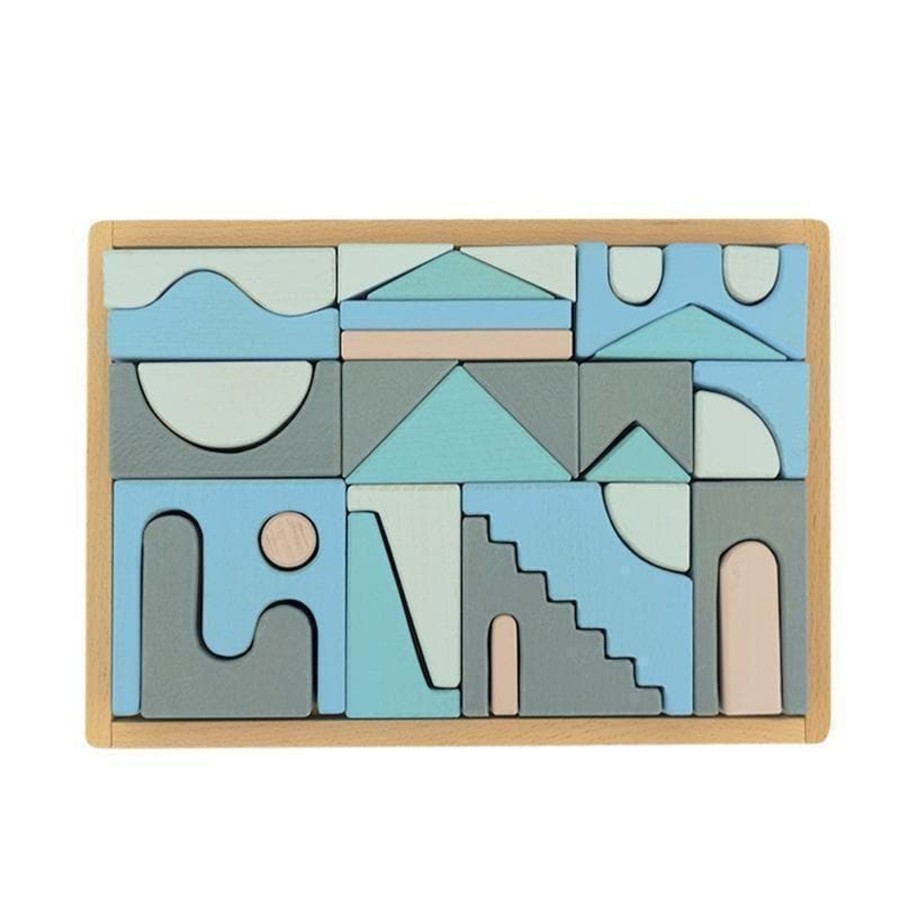 Kids Toys Euca Steiner/Waldorf Inspired | Abstract Ocean Puzzle