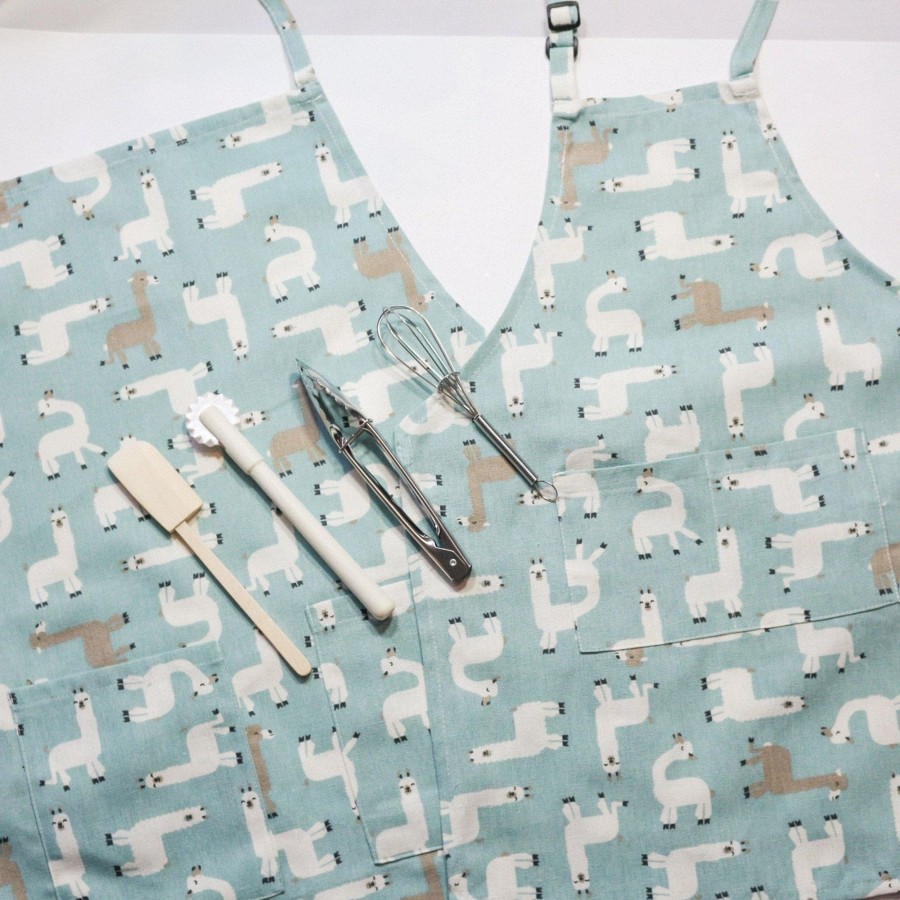 Kids Toys My Happy Helpers Kids Aprons | Llama Parent Aprons For Cooking And Baking