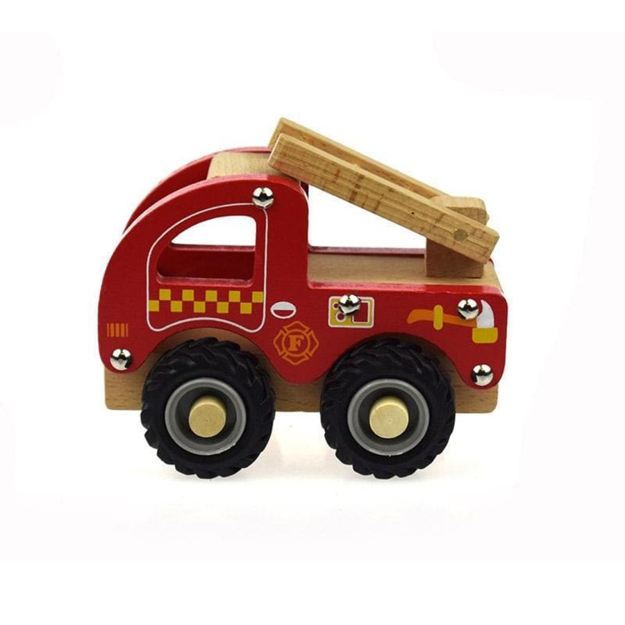 Kids Toys Koala Dream Fire Truck Toys | Wooden Fire Engine