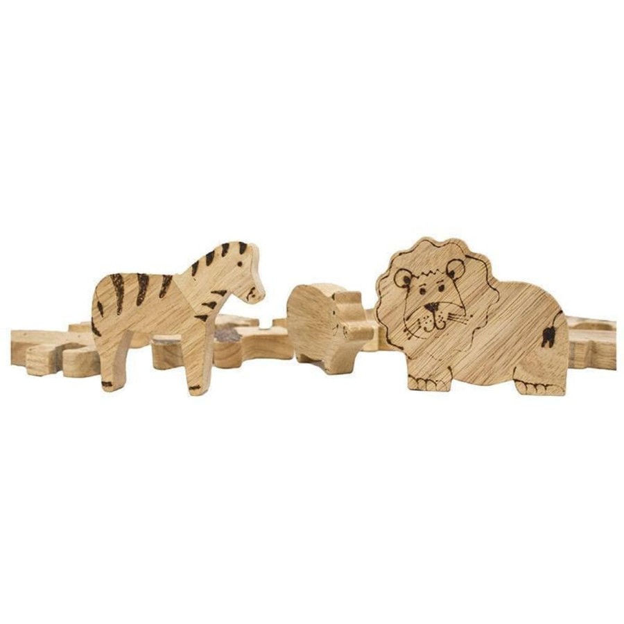 Kids Toys Qtoys Animal Sets | Wooden African Animals