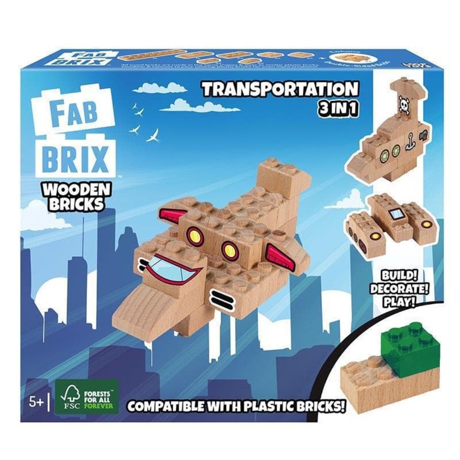 Kids Toys FabBrix Construction Blocks | Transportation