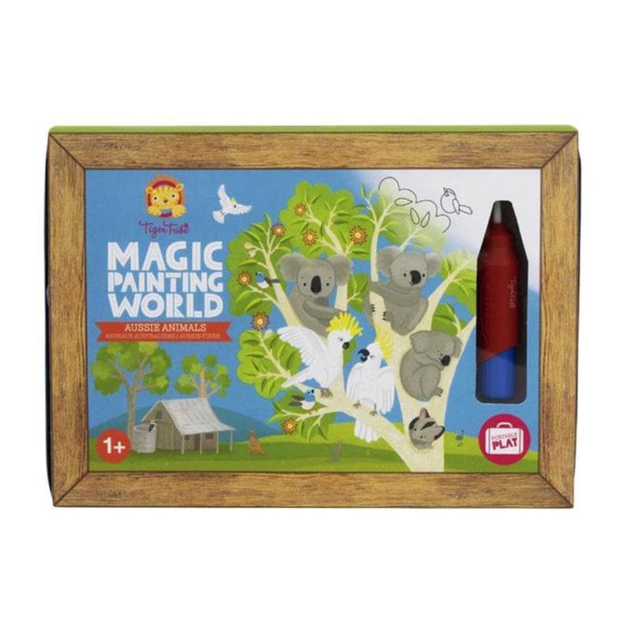 Kids Toys Tiger Tribe Colour & Paint | Magic Painting World - Aussie Animals