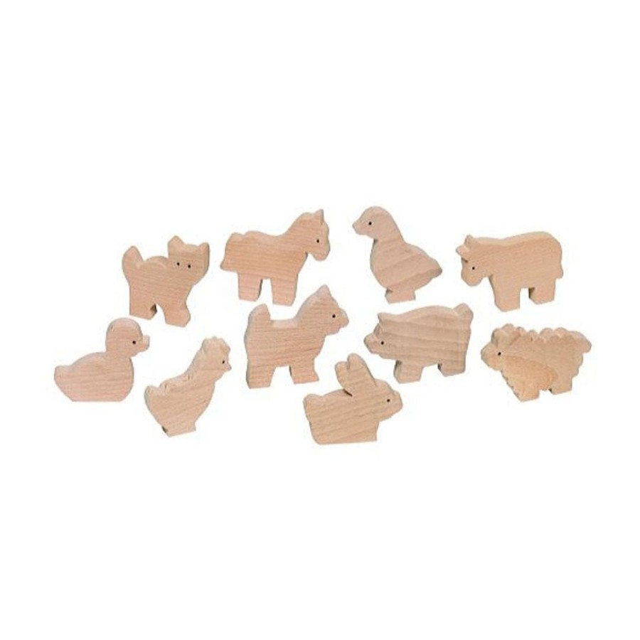 Kids Toys GOKI Wooden Animals | Farm Animals Wood