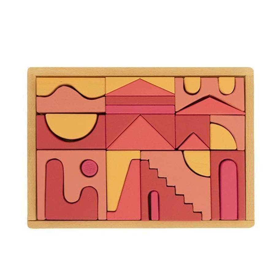 Kids Toys Euca Small World Play | Abstract Desert Puzzle