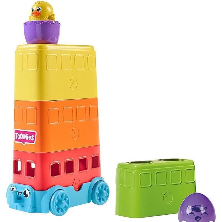 Babies & Toddlers Tomy Stacking Toys | Stacker Decker Bus