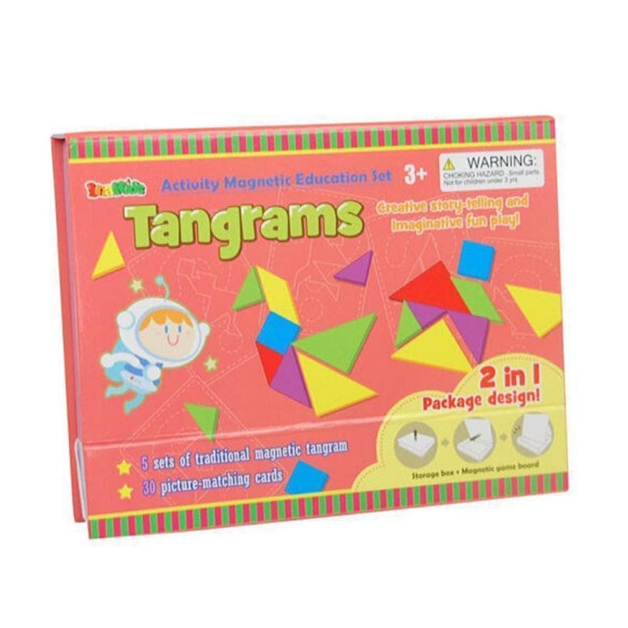 Kids Toys Inakids Magnetic Play Sets | Magnetic Activity Set - Tangrams