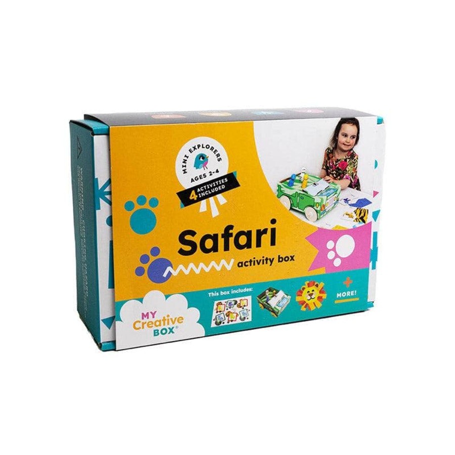 Kids Toys My Creative Box Colour & Paint | Mini Explorers Safari Creative Box