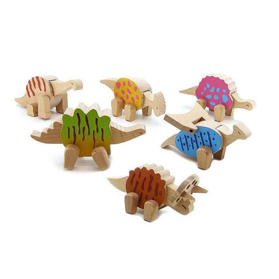 Kids Toys Kaper Kidz Wooden Animals | Wooden Dinosaur